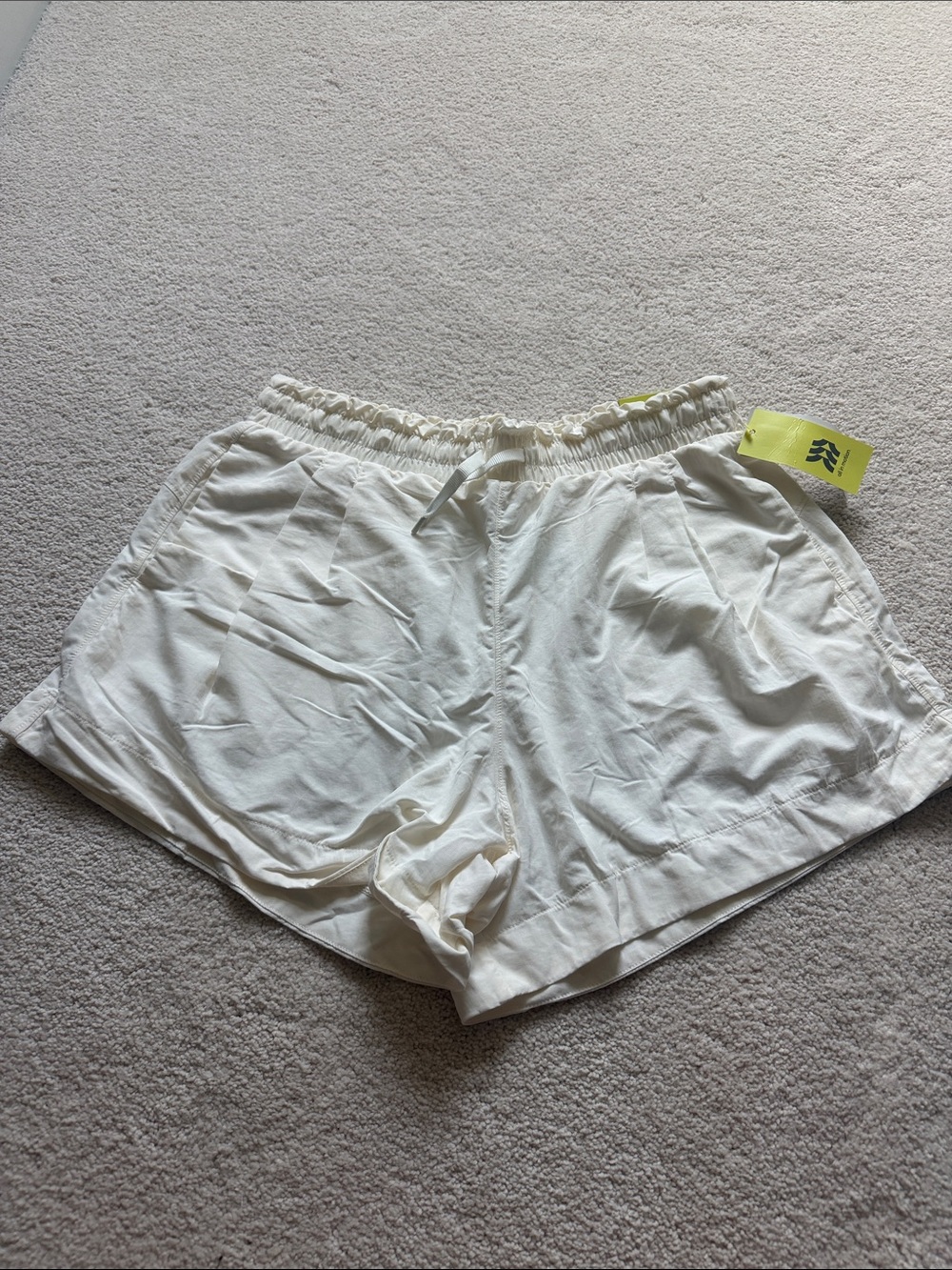 all in motion White Elastic-Waist Athletic Drawstring Shorts